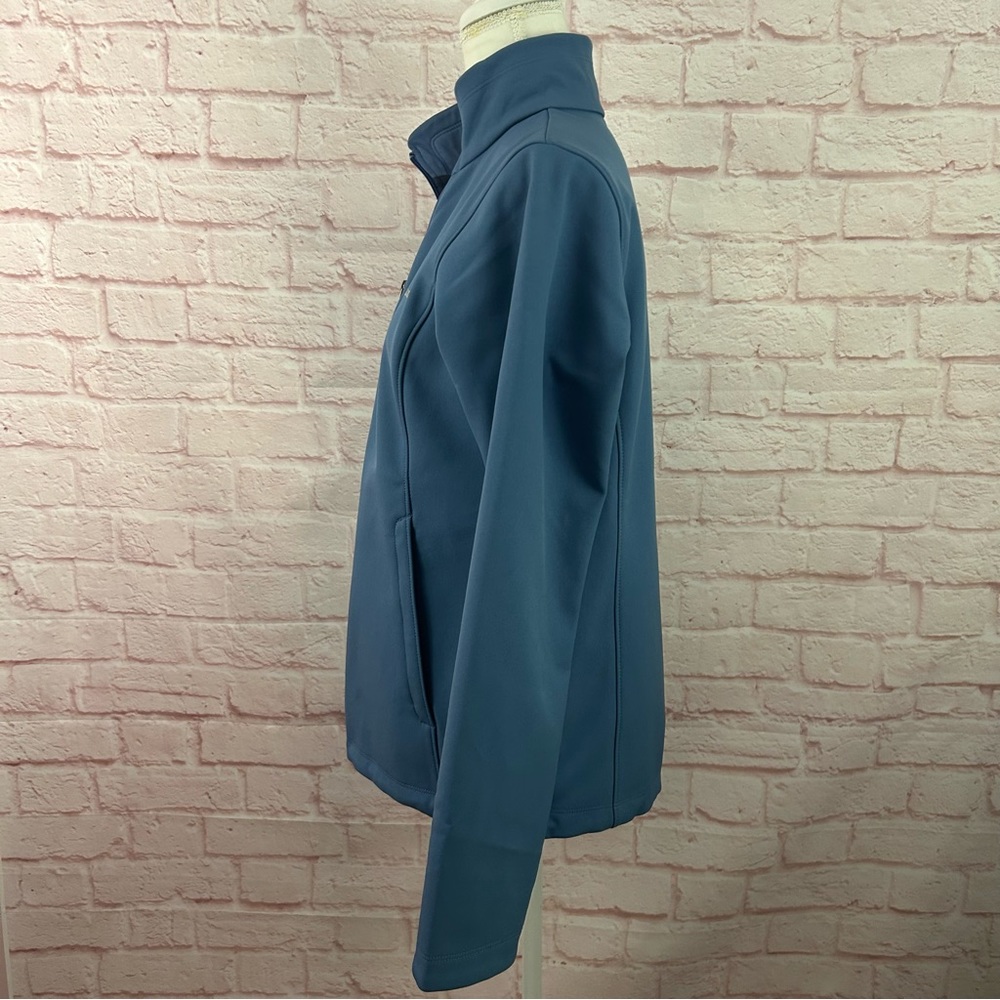Columbia Womens Jacket Softshell Zipper Blue Size… - image 5